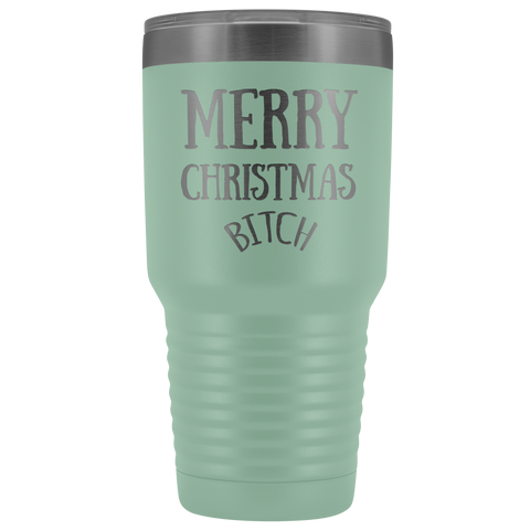 Image of Merry Christmas B - 30 Ounce Vacuum Tumbler