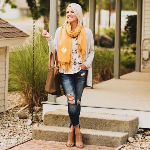 Image of Monogram Adult Scarf