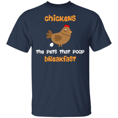 Image of G500 5.3 oz. T-Shirt Poops breakfast