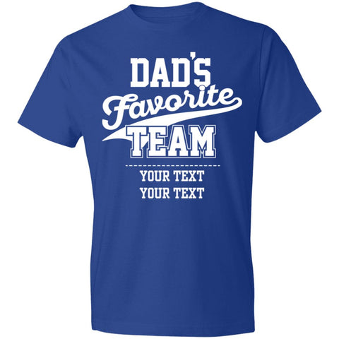 Image of Dads Favorite Team 980 Lightweight T-Shirt 4.5 oz