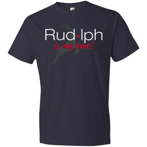 Image of Rudolph is my hero 990B Anvil Youth Lightweight T-Shirt 4.5 oz
