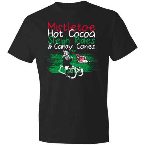 Image of Mistletoe Hot Cocoa  980 Anvil Lightweight T-Shirt 4.5 oz