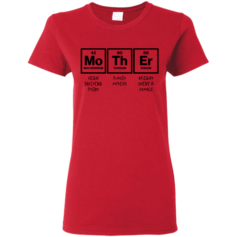 Image of G500L Gildan Ladies' 5.3 oz. T-Shirt T-Shirts CustomCat Red S