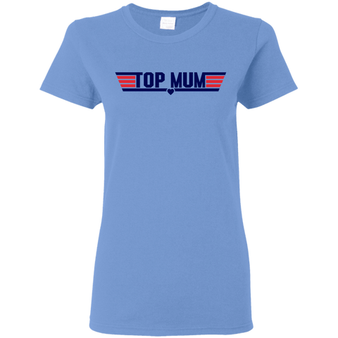 Image of G500L Gildan Ladies' 5.3 oz. T-Shirt T-Shirts CustomCat Carolina Blue S