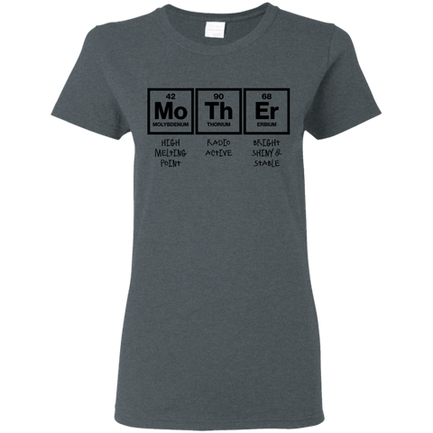 Image of G500L Gildan Ladies' 5.3 oz. T-Shirt T-Shirts CustomCat Dark Heather S