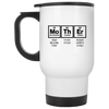 XP8400W White Travel Mug Drinkware CustomCat White One Size 