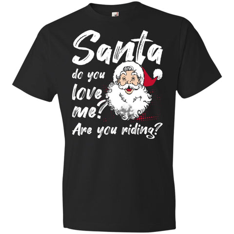 Image of Santa Do You Love Me 990B Anvil Youth Lightweight T-Shirt 4.5 oz