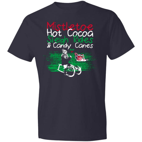 Image of Mistletoe Hot Cocoa  980 Anvil Lightweight T-Shirt 4.5 oz