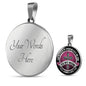 tomymom round Handmade Necklace. Jewelry ShineOn Fulfillment Luxury Necklace (Silver) Yes