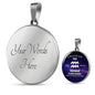 shineon-round Handmade Necklace. Jewelry ShineOn Fulfillment Luxury Necklace (Silver) Yes