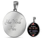 eye-to-eye-round Handmade Necklace. Jewelry ShineOn Fulfillment Luxury Necklace (Silver) Yes
