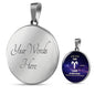 round Handmade Necklace. Jewelry ShineOn Fulfillment Luxury Necklace (Silver) Yes