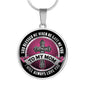 tomymom round Handmade Necklace. Jewelry ShineOn Fulfillment Luxury Necklace (Silver) No