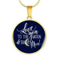 shineon-round Handmade Necklace. Jewelry ShineOn Fulfillment Luxury Necklace (Gold) No