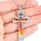 Proud Firefighter Son Cross. Jewelry ShineOn Fulfillment