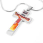 Proud Firefighter Son Cross. Jewelry ShineOn Fulfillment
