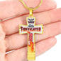 Proud Firefighter Son Cross. Jewelry ShineOn Fulfillment