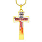 Proud Firefighter Son Cross. Jewelry ShineOn Fulfillment