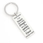 Braver, Stronger, Smarter and Loved Keychain