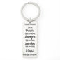 Braver, Stronger, Smarter and Loved Keychain