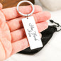 Braver, Stronger, Smarter and Loved Keychain