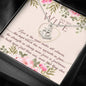 To my future wife Necklace, Pendant, Gift Message Card and Box