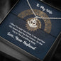 For My Wife Necklace and Pendant With Beautiful Gift Card and Box
