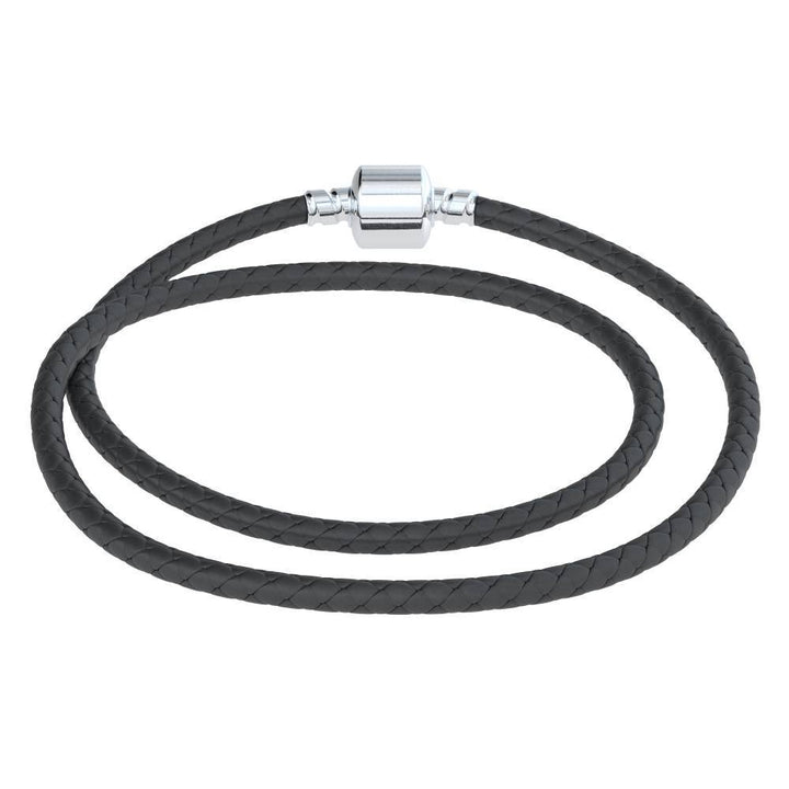 Woven Braided Leather Bracelet Made with Real Leather. Woven Braided Leather Bracelet ShineOn Fulfillment S/M Woven Real Leather Bracelet