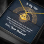 For My Wife Necklace and Pendant With Beautiful Gift Card and Box