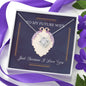 To my future wife Just because I love You Necklace, pendant, gift card and Box.