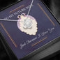 To my future wife Just because I love You Necklace, pendant, gift card and Box.