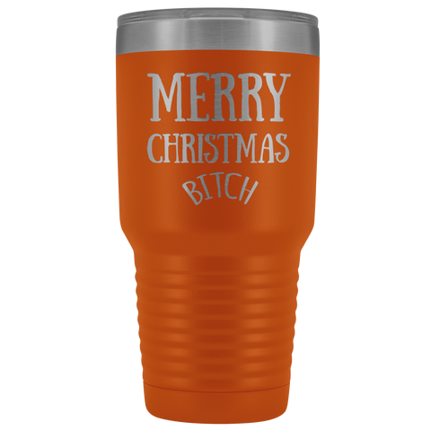 Image of Merry Christmas B - 30 Ounce Vacuum Tumbler