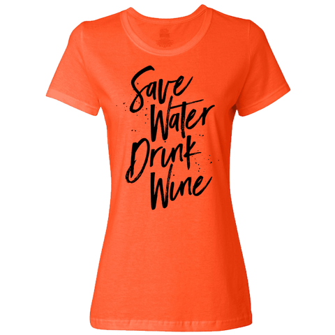 Image of Ladies Classic Tees Ladies Classic Tees PrintTech S Burnt Orange