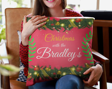 Christmas Bunting - Pillow Case