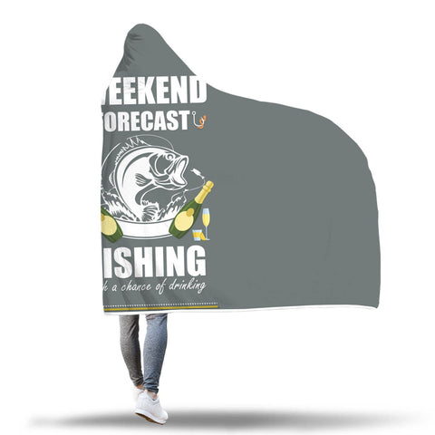 Image of Custom Designed "Fishing" Hooded Blanket. Hooded Blanket wc-fulfillment 