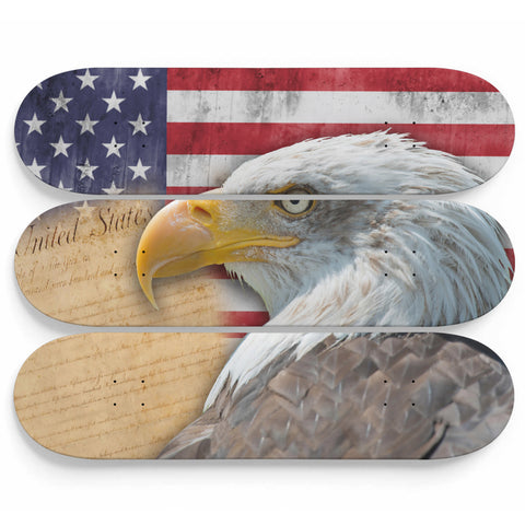 Image of American Flag and Eagle