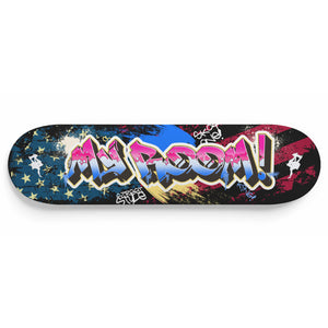 Customize this Skateboard Deck with Any Text you want 12 Ch Limit.