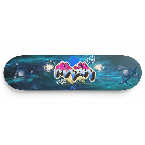 Image of Custom Designed Skateboard Art Graffiti Your Name and Birth Year