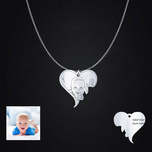 Baby Photo Pendant pendant Beeoux Silver Plated Yes 