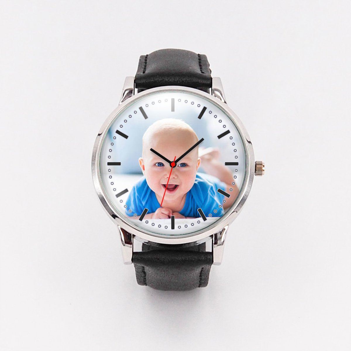 Baby Photo Watch watch Beeoux Silver Black Yes