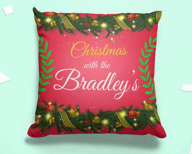 Christmas Bunting - Pillow Case