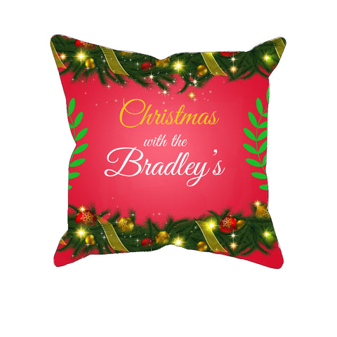 Image of Christmas Bunting - Pillow Case