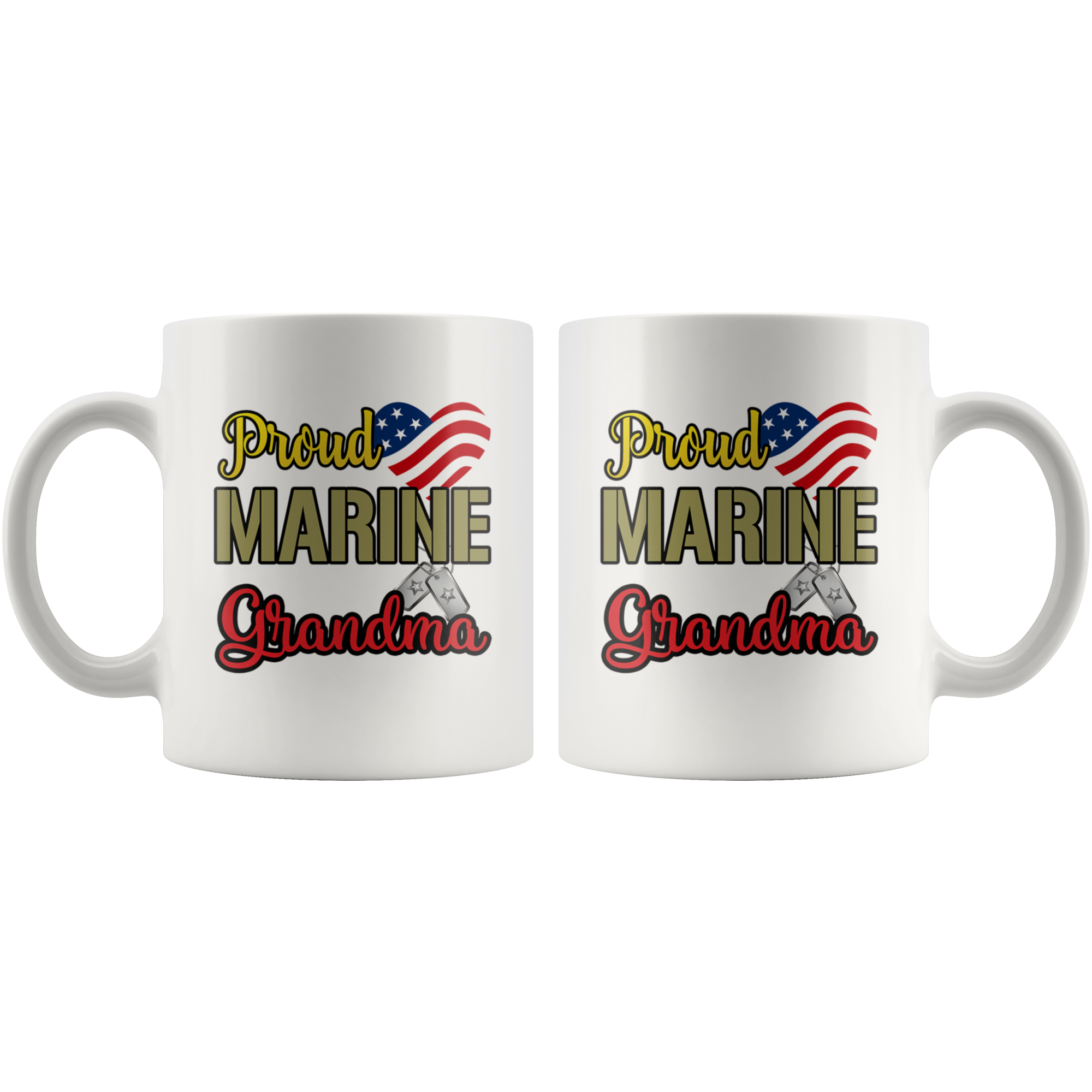 Proud Marine Grandma Mug
