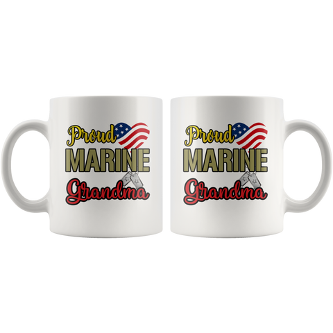 Image of Proud Marine Grandma Mug