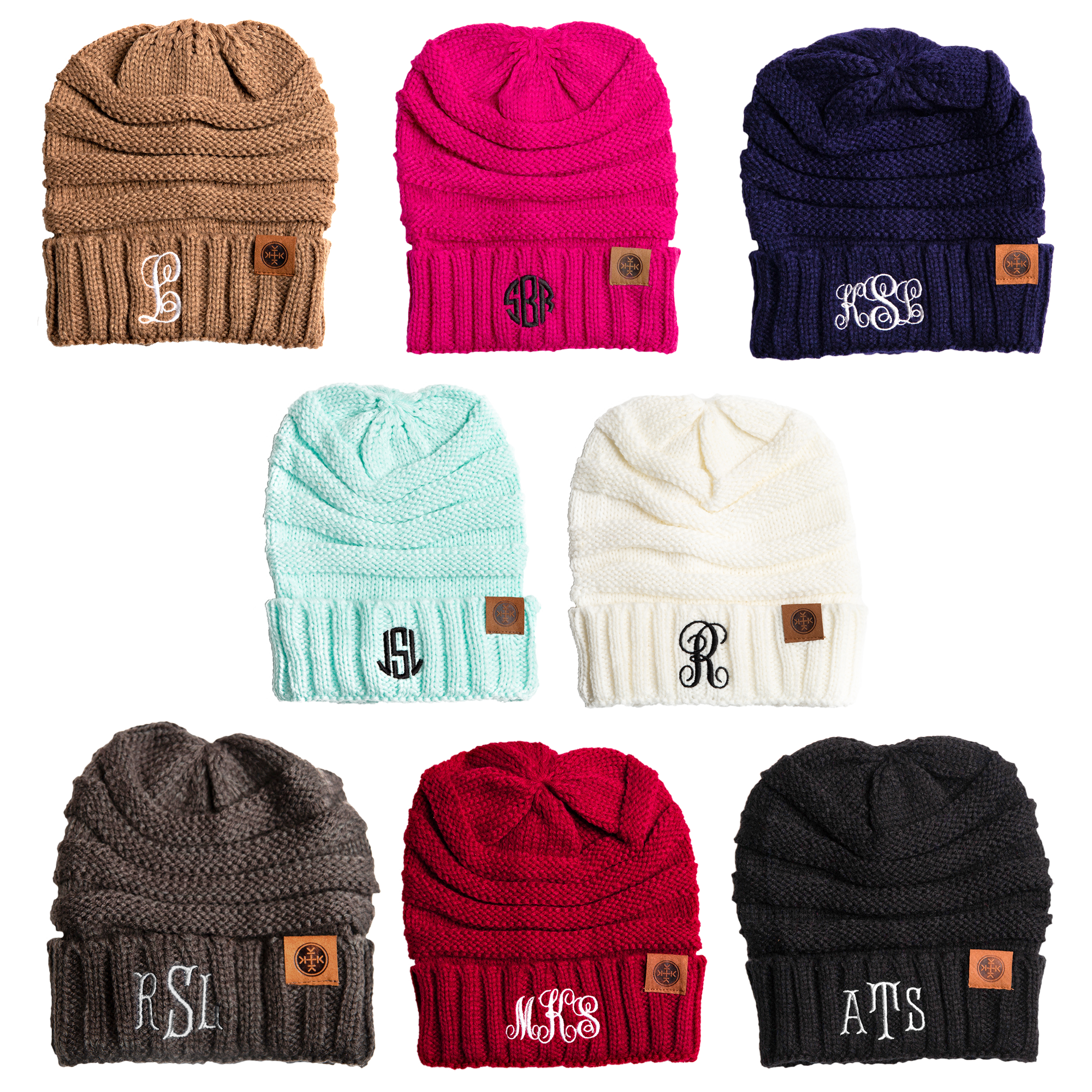 Monogram Adult Beanie