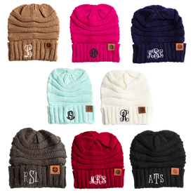 Monogram Adult Beanie