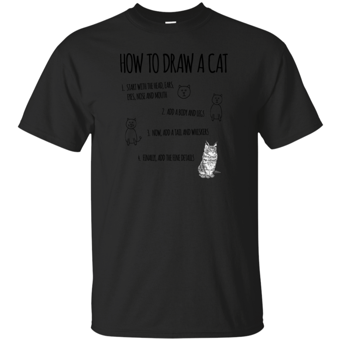 G200 Gildan Ultra Cotton T-Shirt T-Shirts CustomCat Black S 