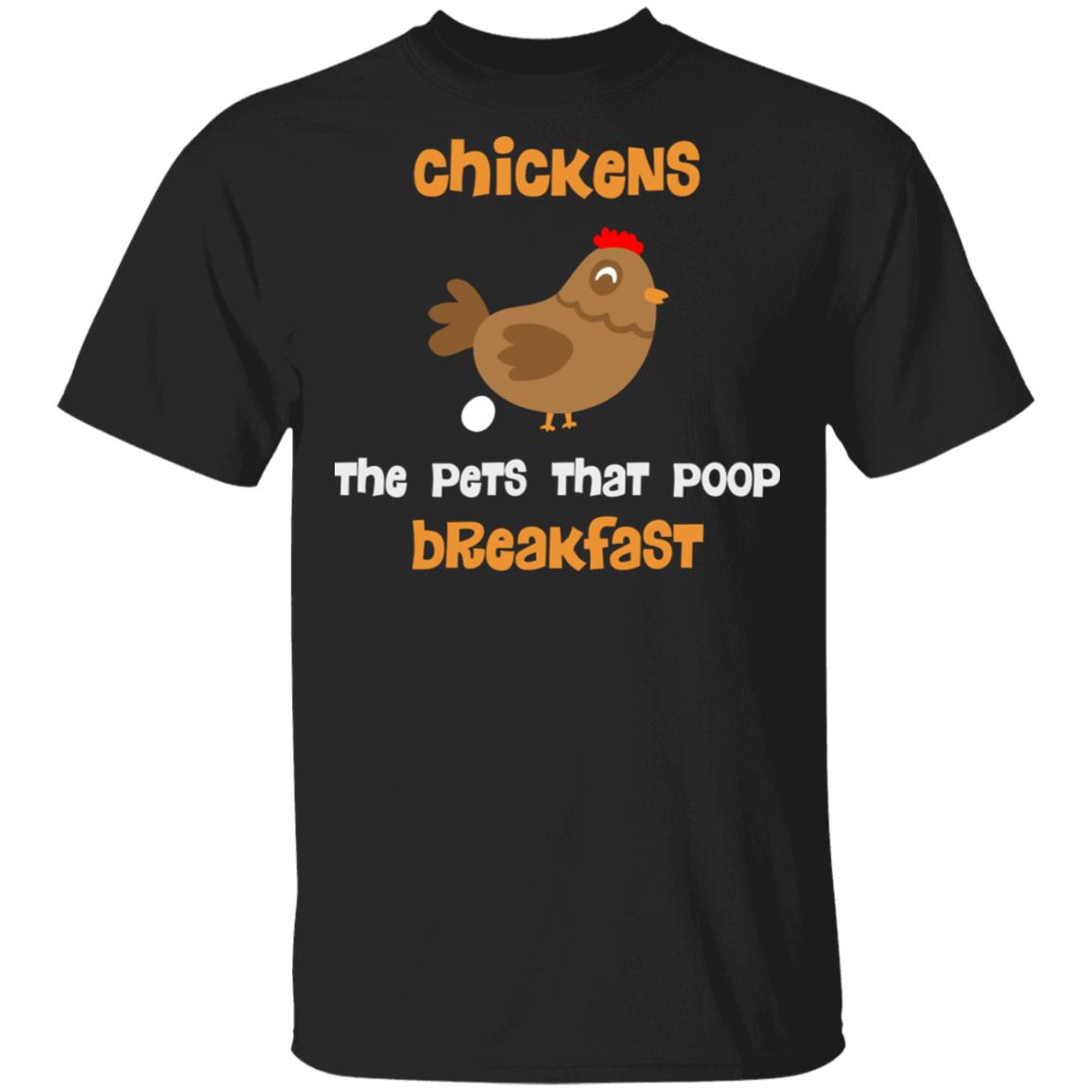 G500 5.3 oz. T-Shirt Poops breakfast