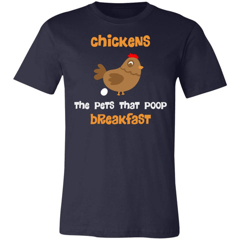 Image of Chickens Breakfast 3001C Unisex Jersey T-Shirt