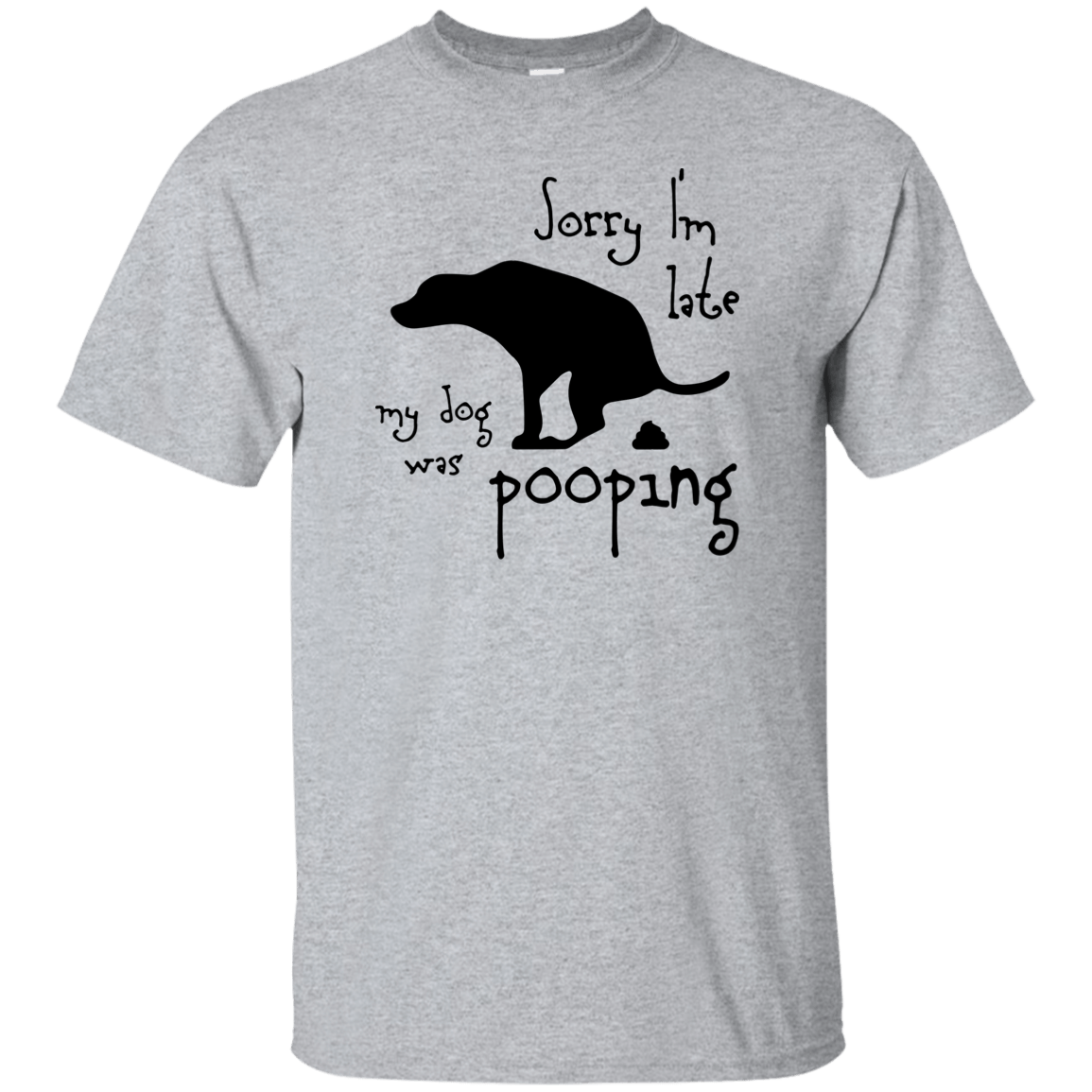 G200 Gildan Ultra Cotton T-Shirt T-Shirts CustomCat Sport Grey S 